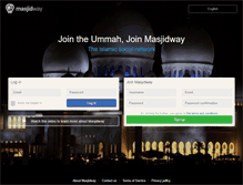 Tablet Screenshot of masjidway.com
